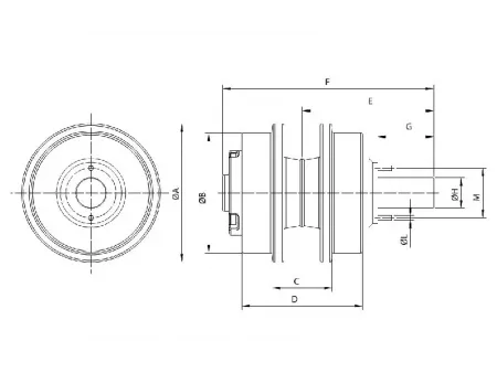 Rodillo superior para excavadora Volvo EC210