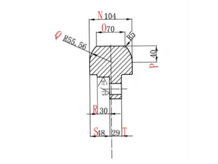 Segmento de rueda dentada para bulldozer Komatsu D275