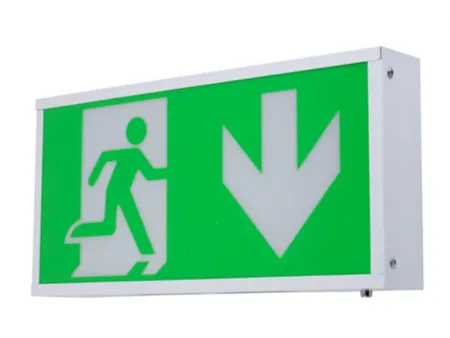 Señal de salida de emergencia LED de una cara con carcasa metálica, LE2914 Señal de salida de emergencia LED de una cara con carcasa metálica, LE2914