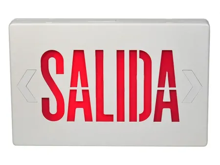 Señal de salida con leyenda SALIDA y certificación cULus, serie JEE Señal de salida con leyenda SALIDA y certificación cULus, serie JEE