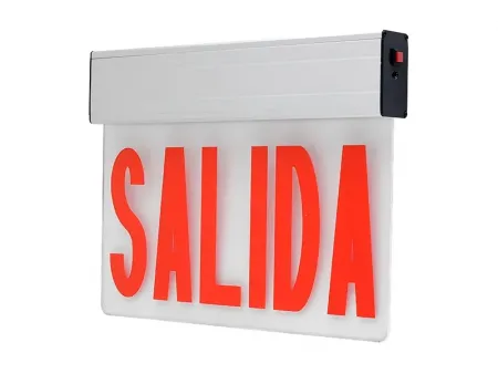 Señal de salida de emergencia con leyenda SALIDA de una cara (12 LED), JEL1GW/JEL1RW Señal de salida de emergencia con leyenda SALIDA de una cara (12 LED), JEL1GW/JEL1RW
