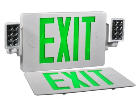 Señal de salida LED combinada con luz de emergencia (letras verdes/rojas), JLECD2GW/JLECD2RW Señal de salida LED combinada con luz de emergencia (letras verdes/rojas), JLECD2GW/JLECD2RW