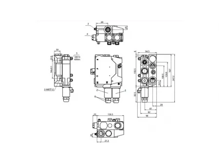 Válvula de elevación electrohidráulica YEHL10