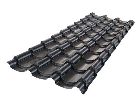 Tejas de acero con recubrimiento de color estilo clásico