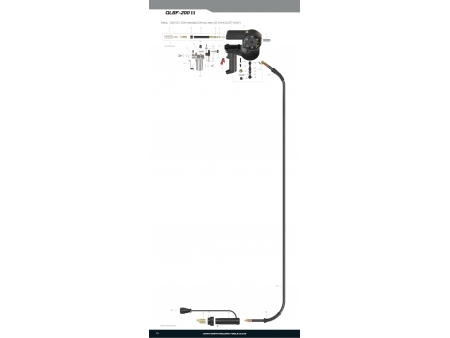 Pistola de soldadura MIG/MAG, QLBF-200Ⅲ