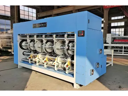 Ranuradora de cartón corrugado con alimentador de cadena, CZYL-RS4