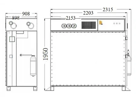 Gabinetes de almacenamiento de energía (600-876 VCC)
