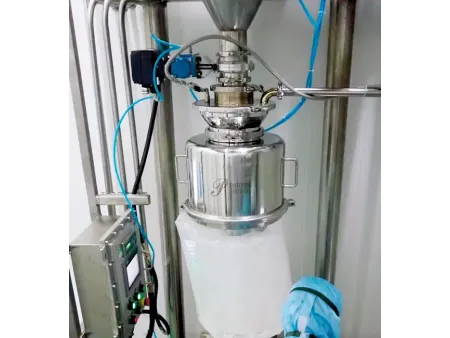 Llenadora gravimétrica sin polvo