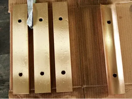 Placas de desgaste de bronce