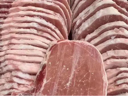 Cortadora centrífuga 3D para carne congelada (cubos, rebanadas y tiras)