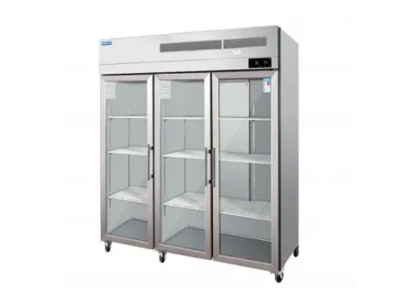 Vitrina refrigerada con puerta de vidrio
