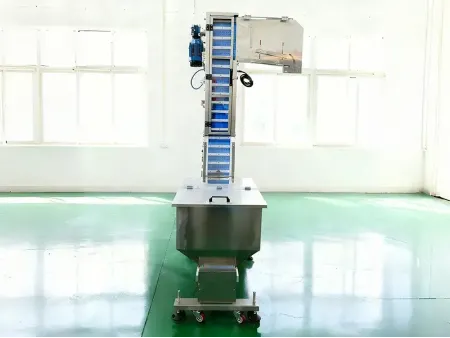 Elevador y alimentador de tapas automático