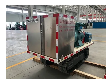 Estación de Bombeo de Inyección de Agua sobe Orugas