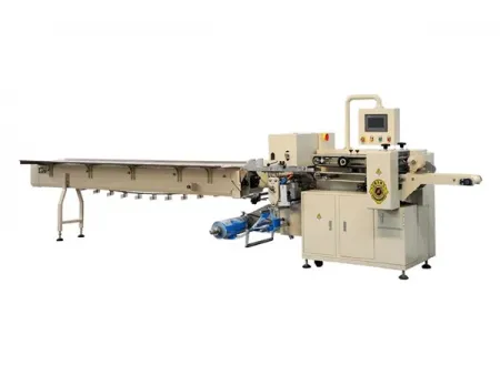 Envasadora horizontal flow pack SF-D con alimentación inferior de film