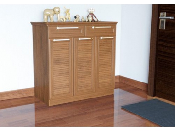 Gabinete de zapatos de aluminio