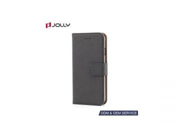 Funda cartera con agujero de altavoz para iPhone 8